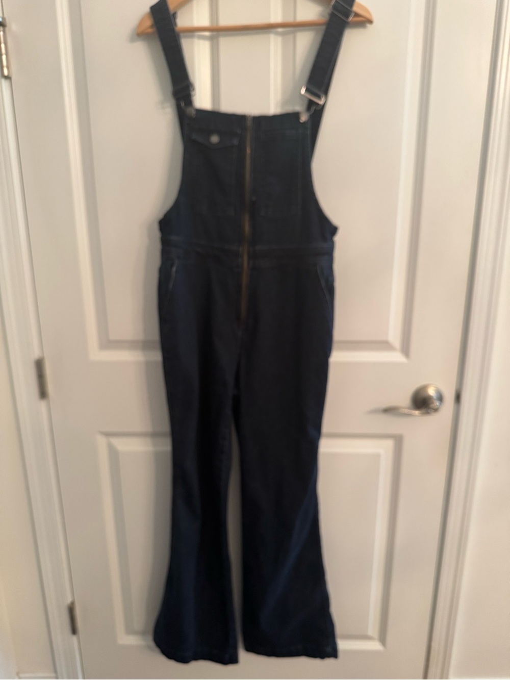 Vanilla Star Dark Blue Denim Overall Jumpsuit
